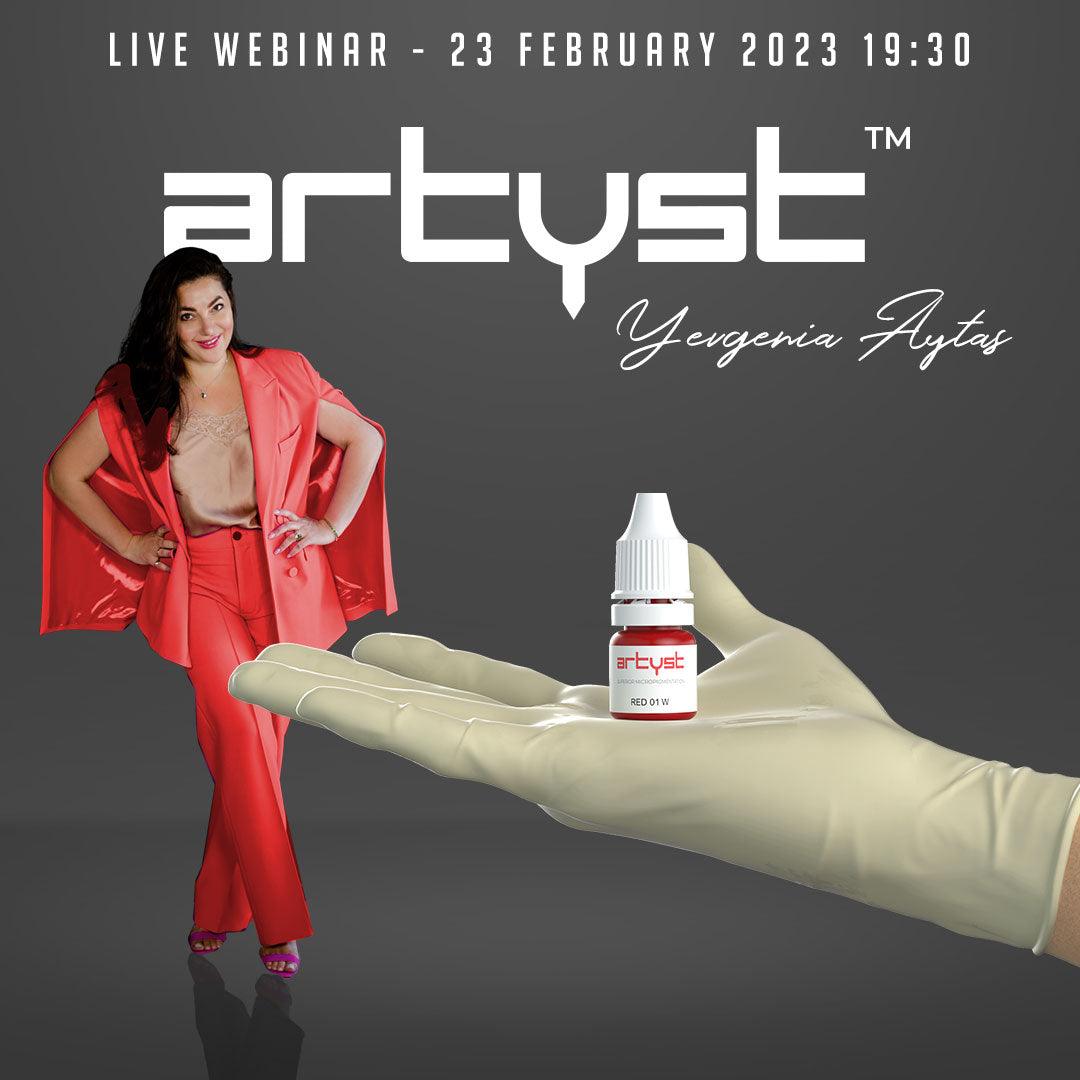 Webinar 23 februari 2023 - Artyst pigmenten - Yevgenia Professional
