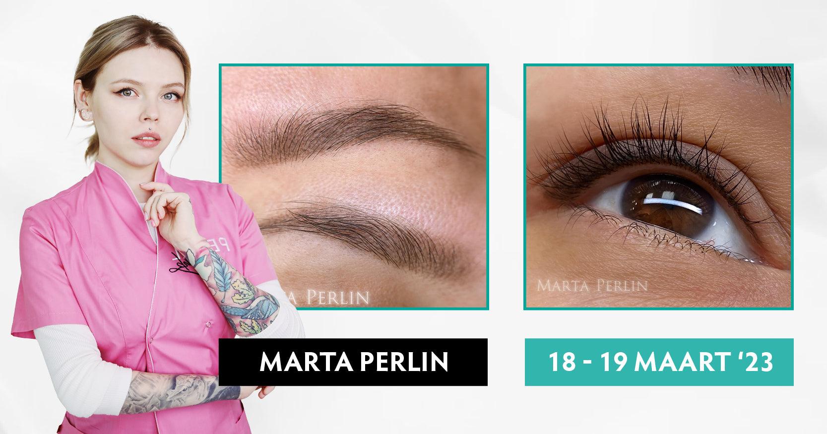 Natuurlijke wenkbrauwen en eyeliner | 18-19 maart 2022 | Marta Perlin - Yevgenia Professional