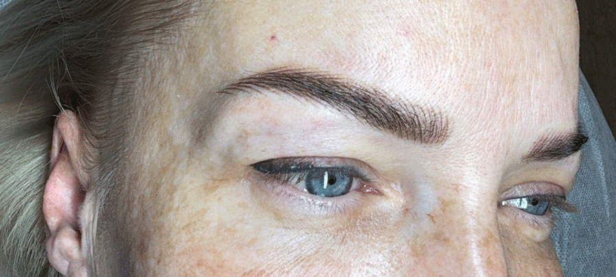 Permanente make-up wenkbrauwen
